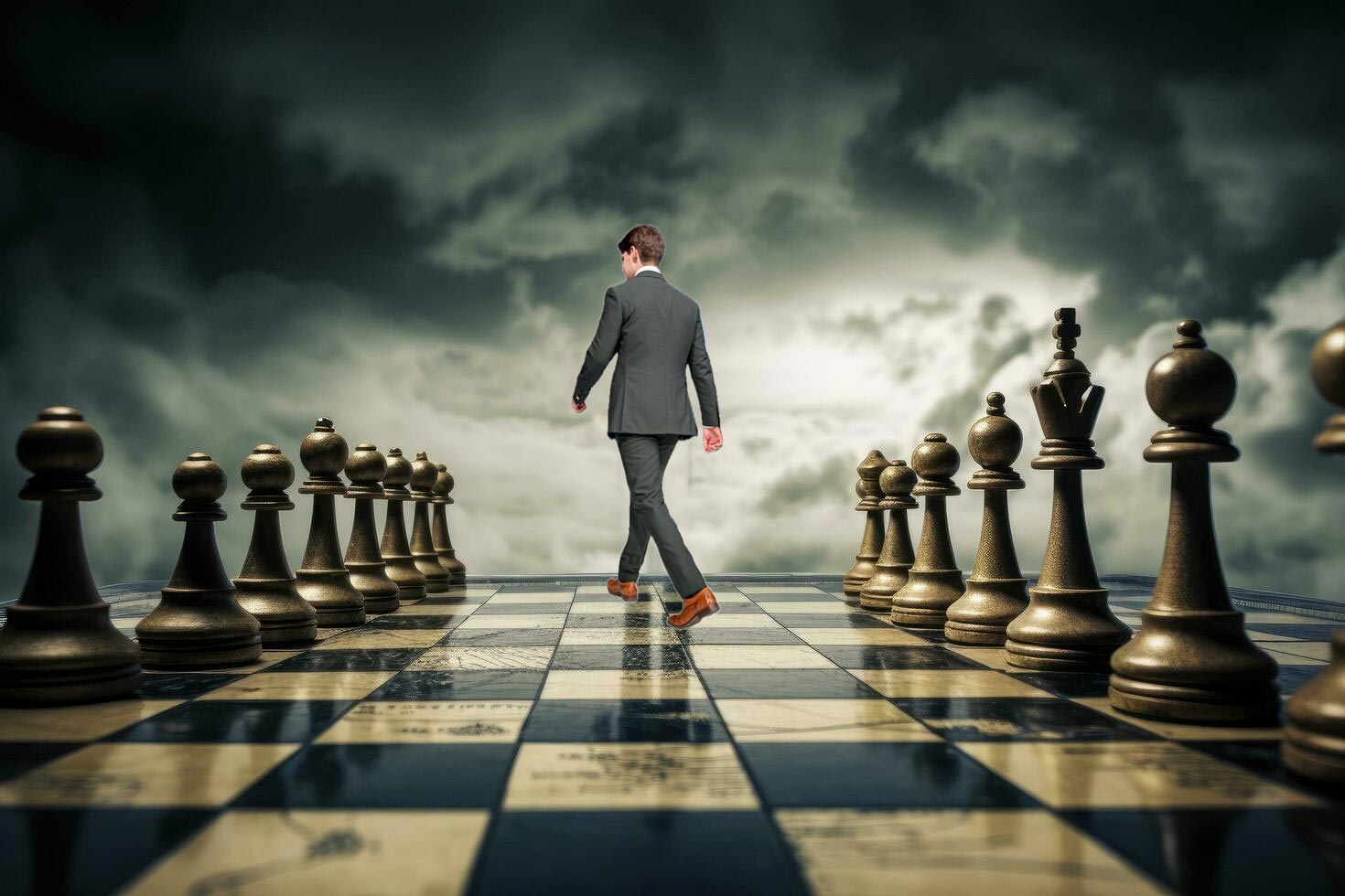 Portrait of a person with motion blur effect, representing creative work.