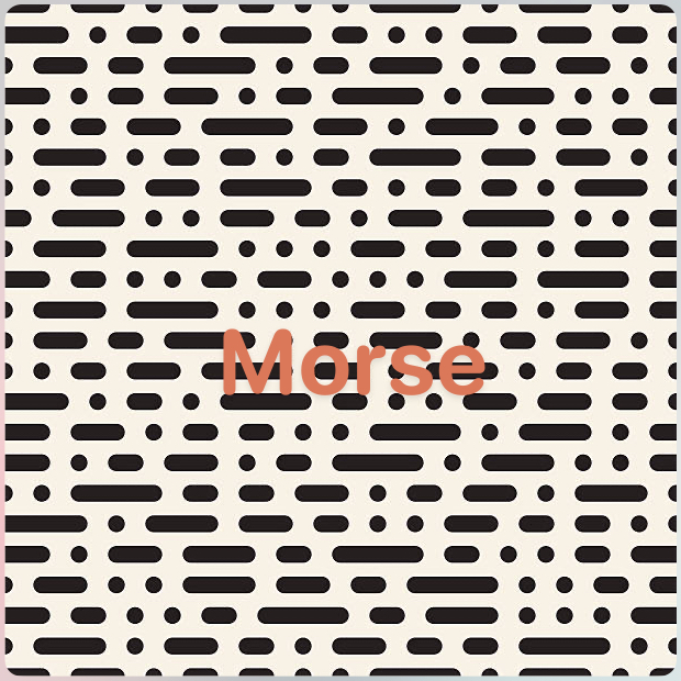 Communication via le code